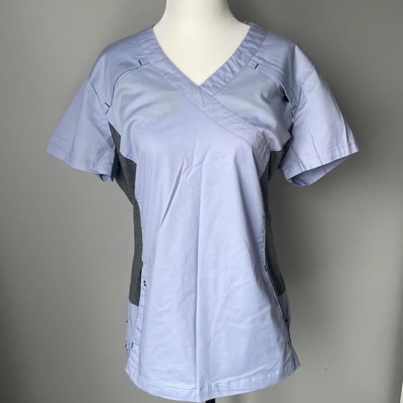 Health Pro Stretch Scrub Top - Picture 1 of 12